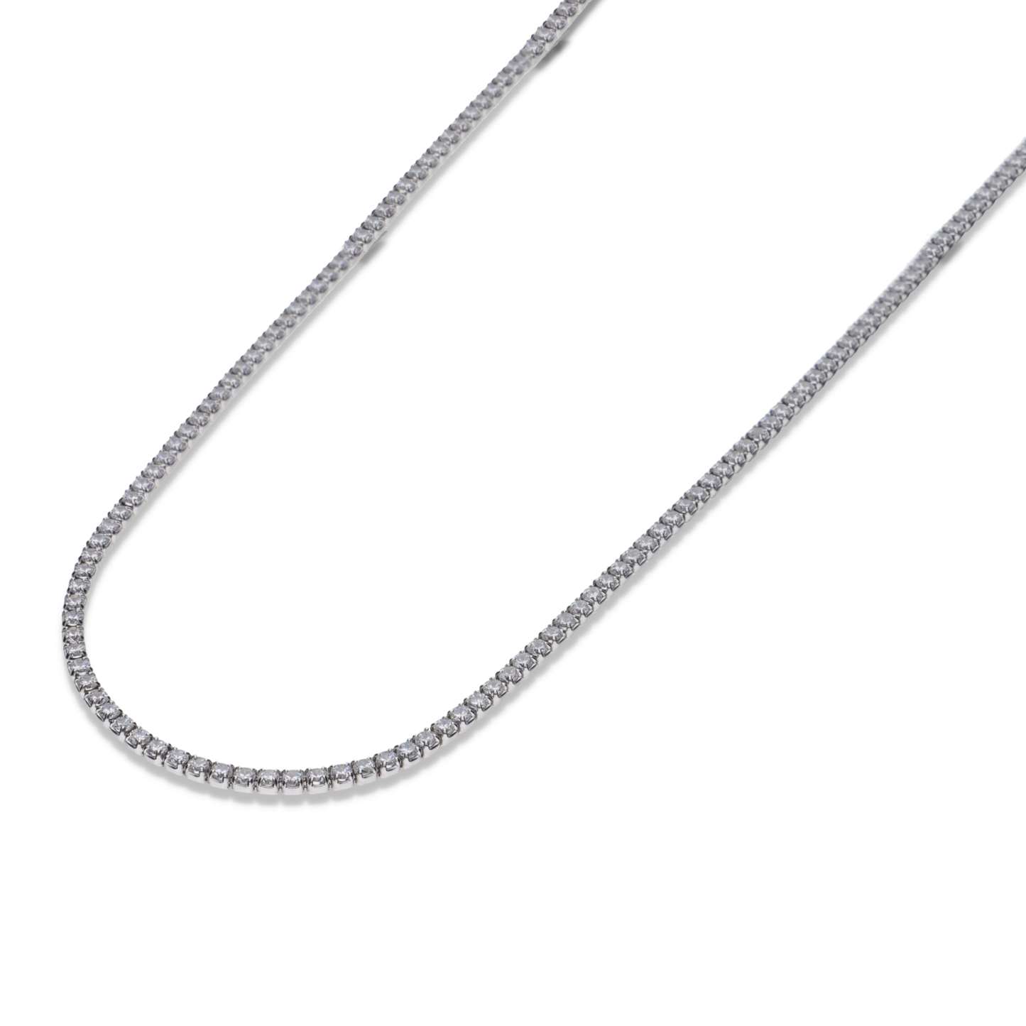 .925 Sterling Silver Tennis Chain - 4mm