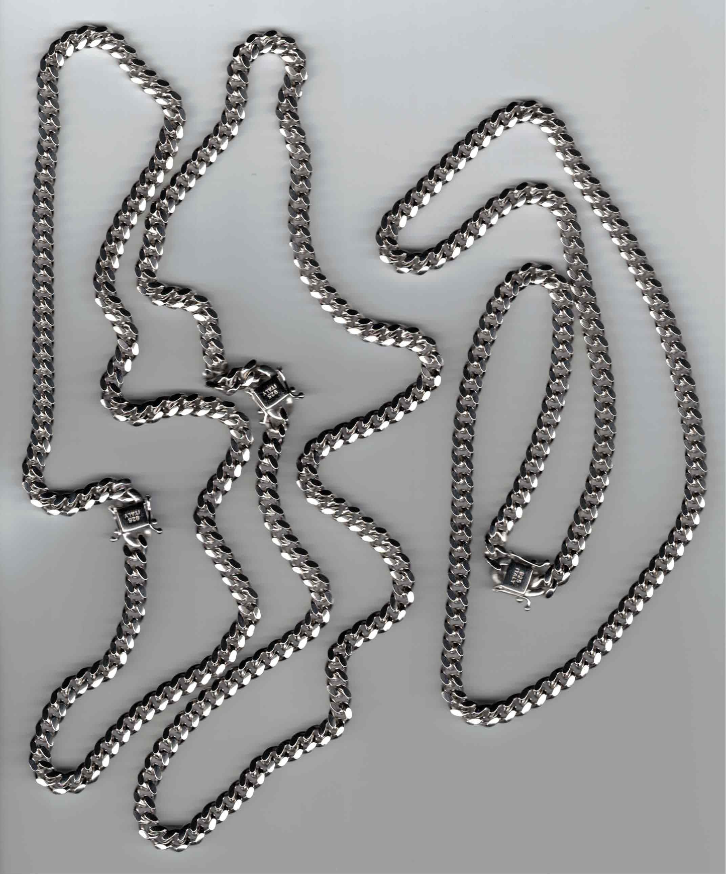 .925 Sterling Silver Rhodium Plated Miami Cuban - 6mm